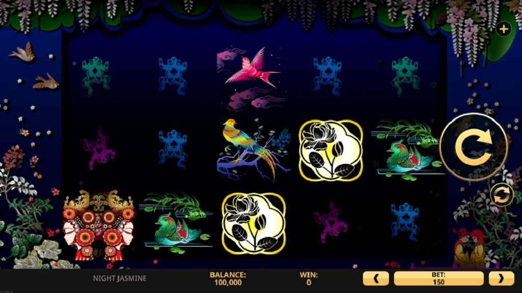 Screenshot of Night Jasmine slot from High 5