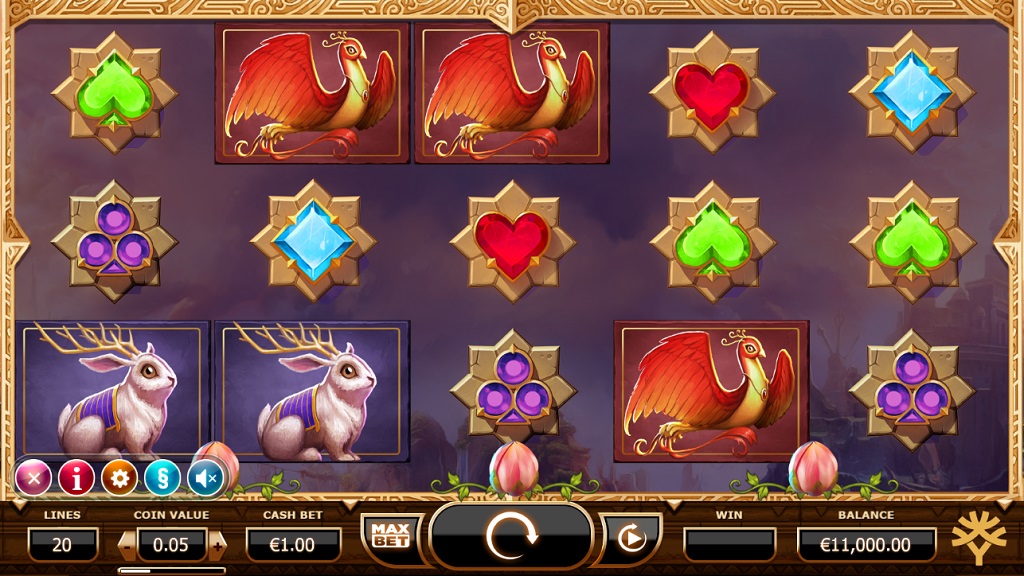 Screenshot of Nirvana slot from Yggdrasil Gaming