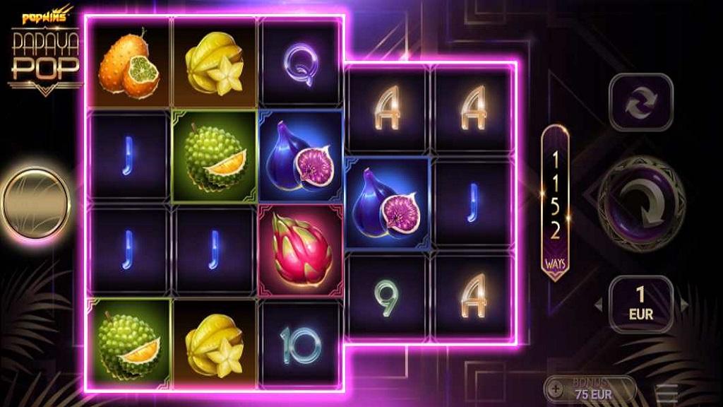 Screenshot of PapayaPop slot from Yggdrasil Gaming