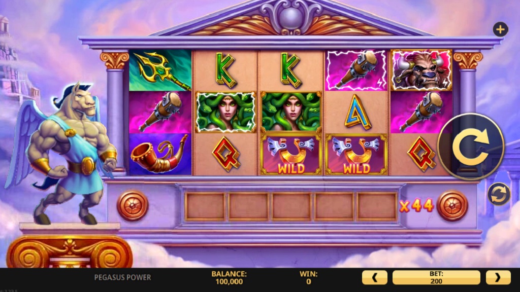 Screenshot of Pegasus Power slot from High 5