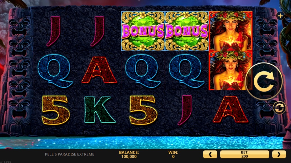 Screenshot of Peles Paradise Extreme slot from High 5