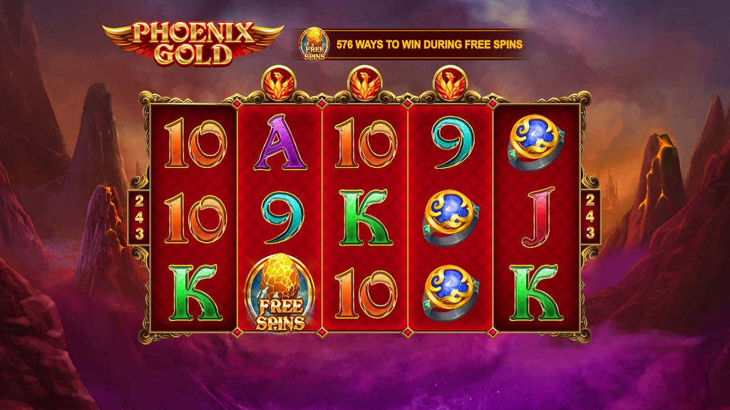 Screenshot of Phoenix Gold slot from Pariplay