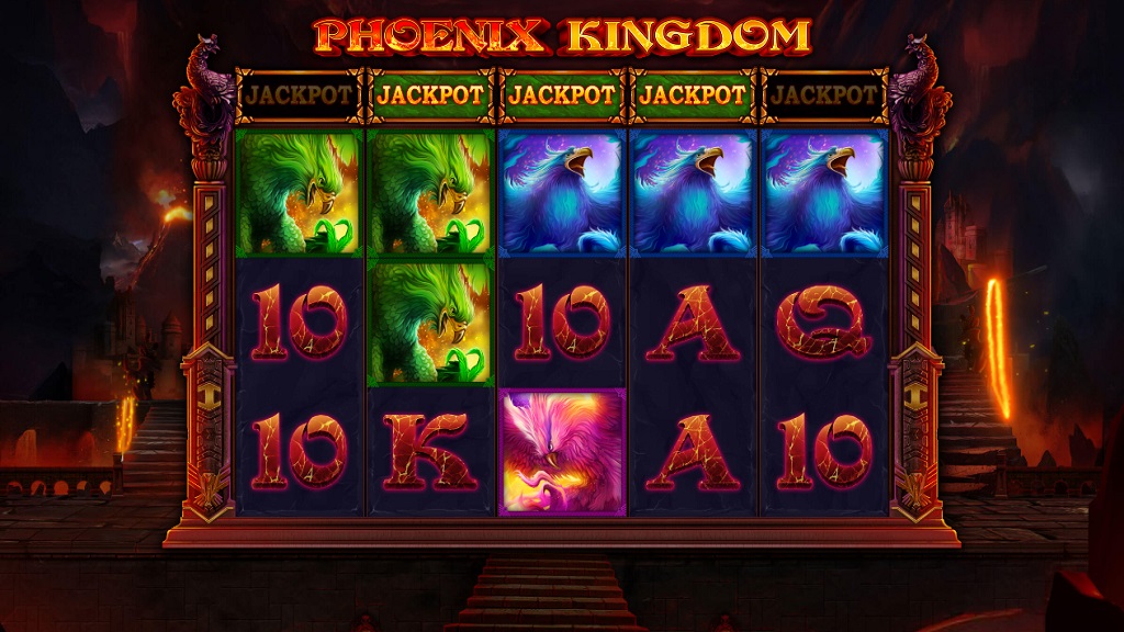 Screenshot of Phoenix Kingdom slot from Pariplay