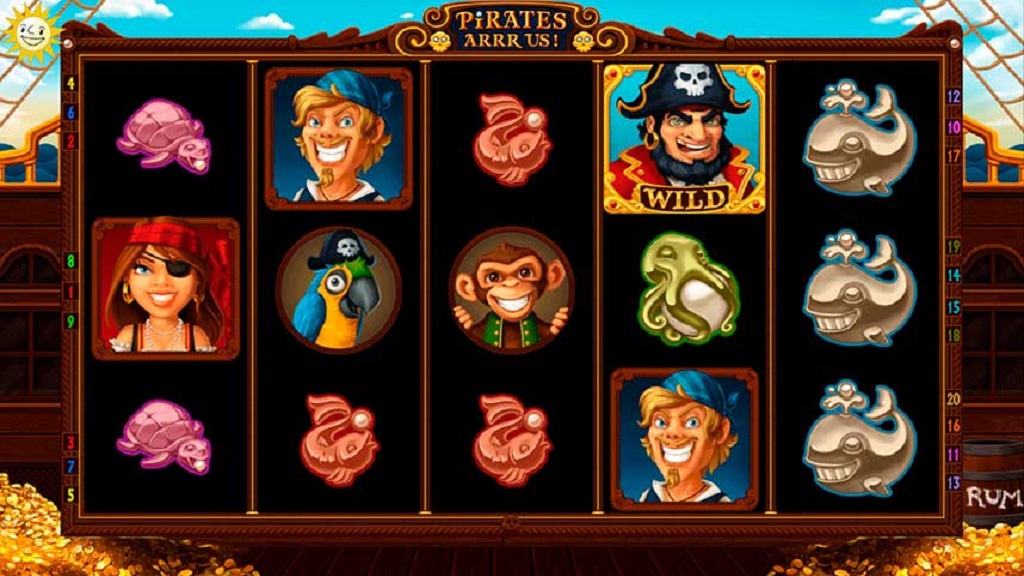 Screenshot of Pirates Arrr Us slot from Merkur Gaming