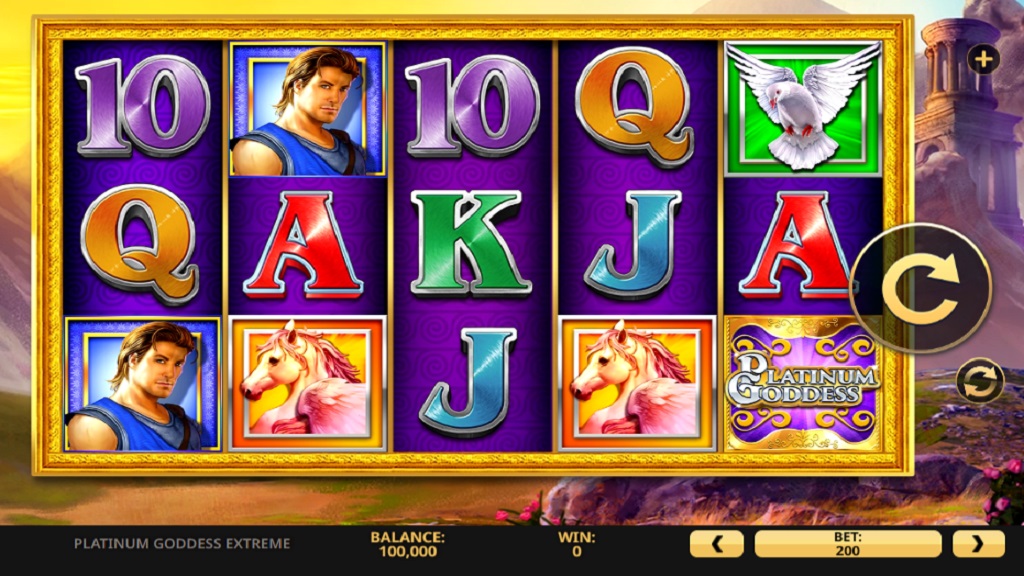 Screenshot of Platinum Goddess Platinum Goddess Extreme slot from High 5