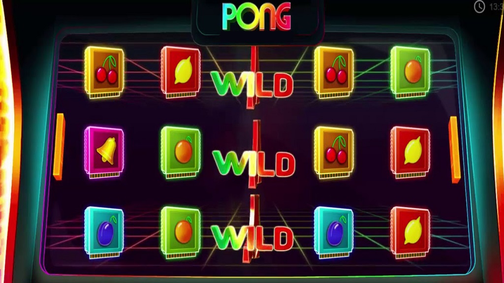 Screenshot of Pong slot from Pariplay