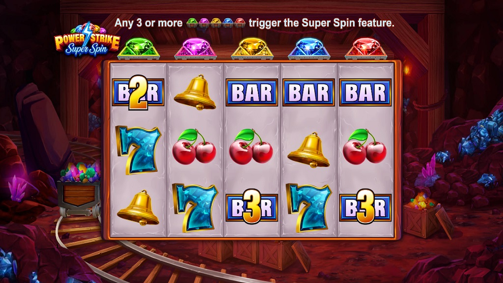 Screenshot of Power Strike - Super Spin slot from Pariplay