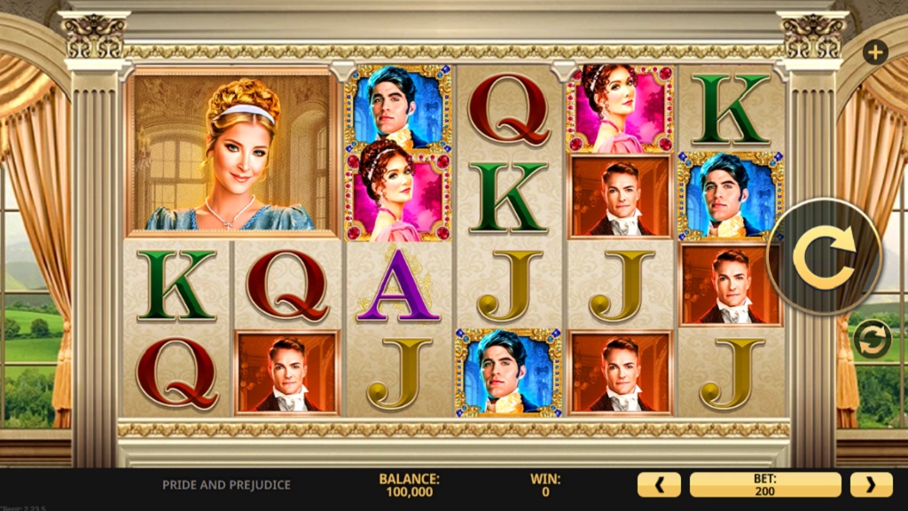 Screenshot of Pride and Prejudice slot from High 5