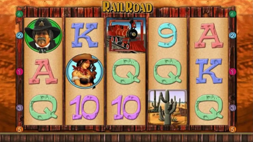 Screenshot of Railroad slot from Merkur Gaming