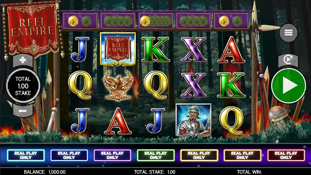 Screenshot of Reel Empire slot from Core Gaming