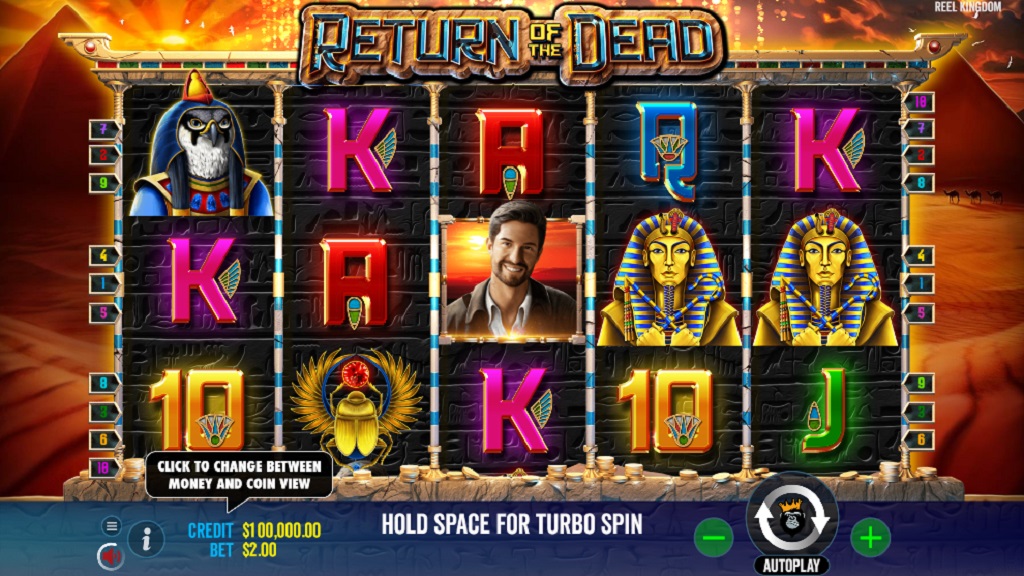 Screenshot of Return of the Dead slot from Pragmatic Play