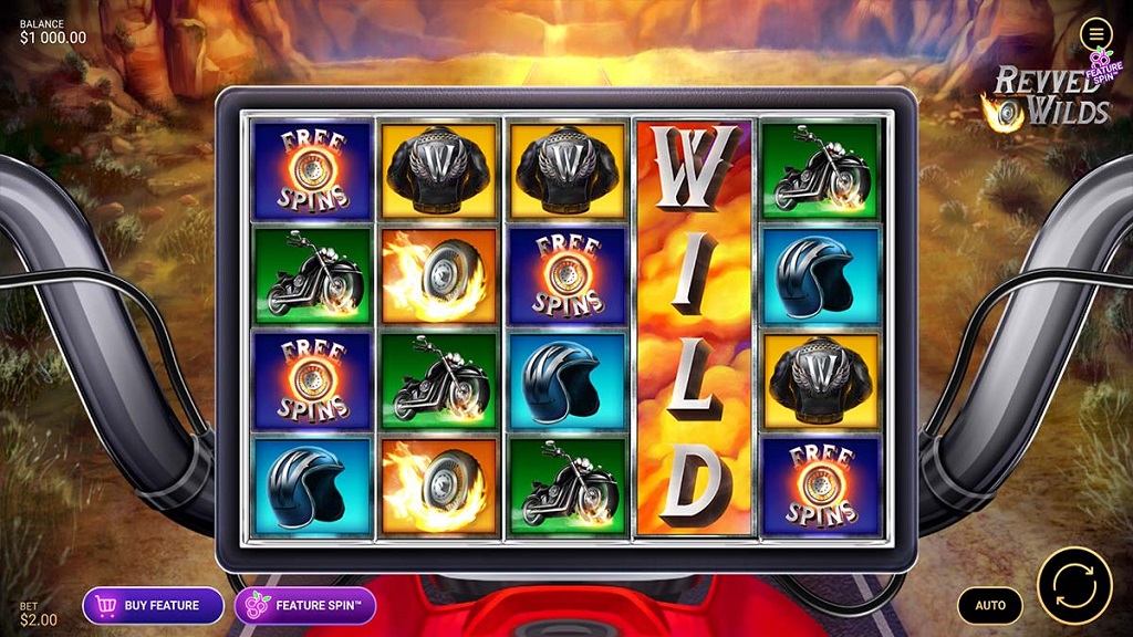 Screenshot of Revved Wilds slot from Pariplay