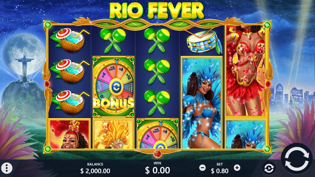 Screenshot of Rio Fever slot from Pariplay