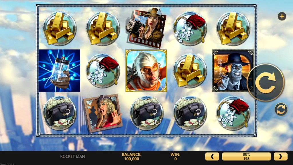 Screenshot of Rocket Man slot from High 5