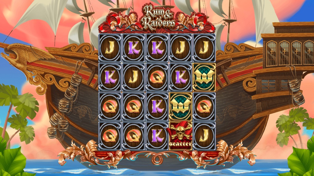 Screenshot of Rum and Raiders slot from IronDog