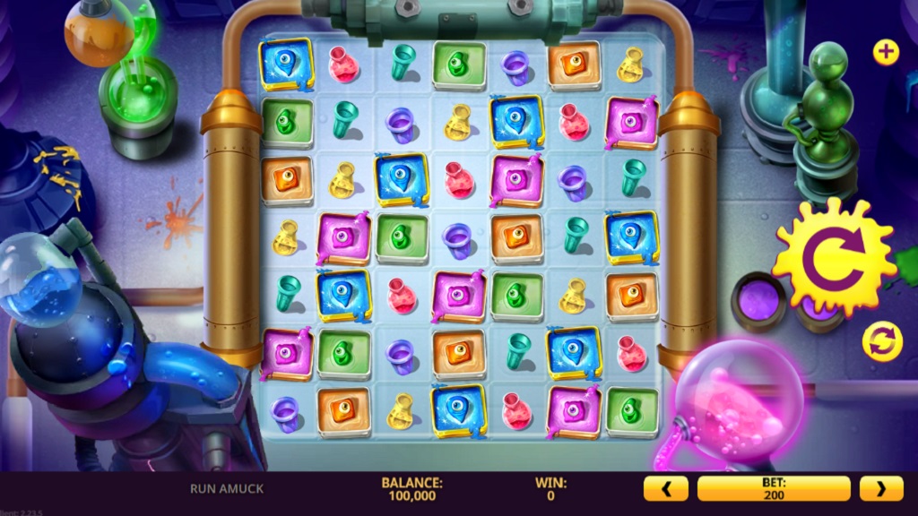 Screenshot of Run Amuck slot from High 5