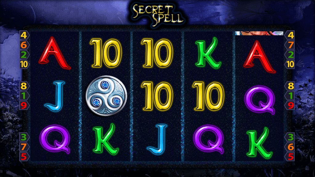 Screenshot of Secret Spell slot from Merkur Gaming