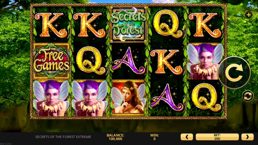 Screenshot of Secrets of the Forest Extreme slot from High 5