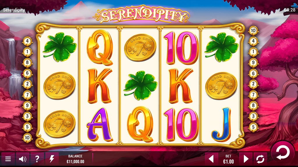 Screenshot of Serendipity slot from Yggdrasil Gaming