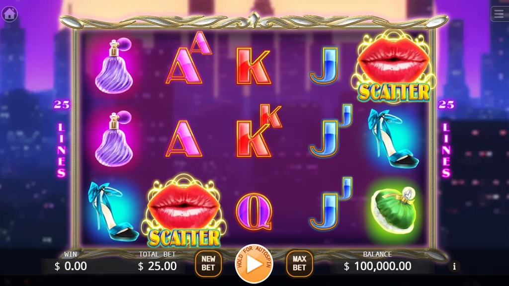 Screenshot of Sexy Lips slot from Ka Gaming