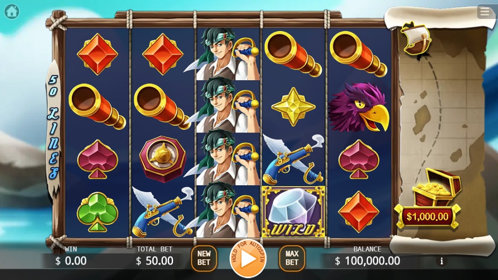 Screenshot of Sinbad slot from Ka Gaming
