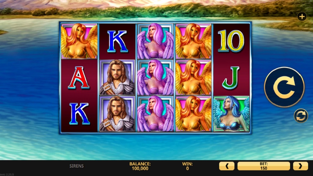 Screenshot of Sirens slot from High 5