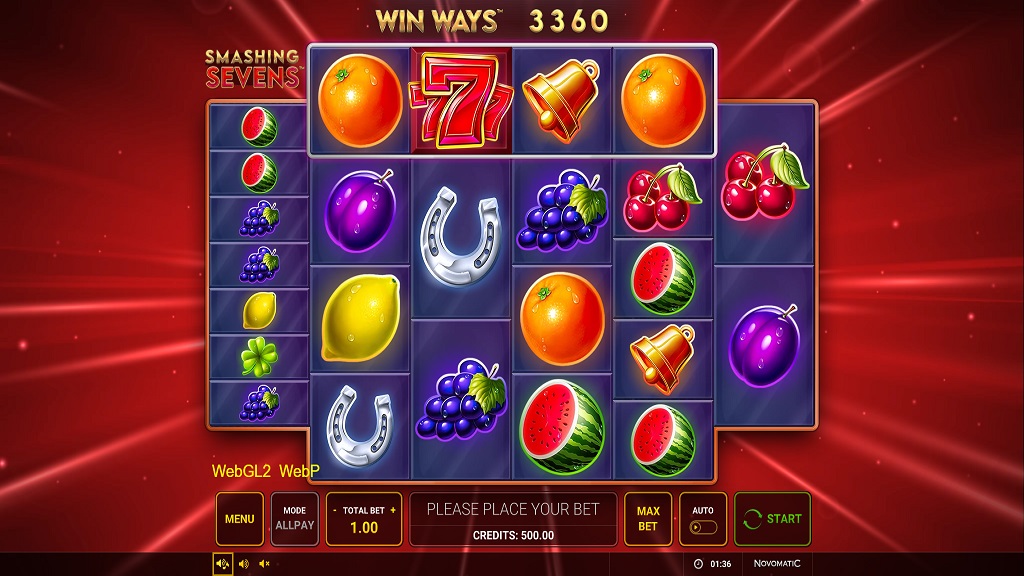 Screenshot of Sizzling Hot Deluxe 10 Win Ways slot from Green Tube