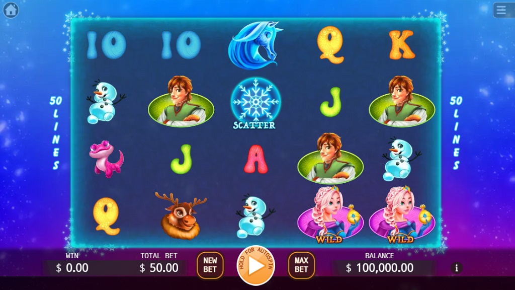 Screenshot of Snow Queen slot from Ka Gaming