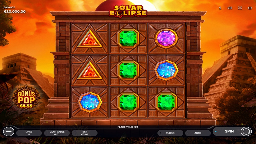 Screenshot of Solar Eclipse slot from Endorphina