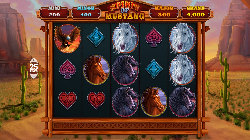 Screenshot of Spirit of Mustang slot from Pariplay