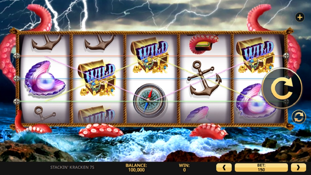 Screenshot of Stackin Kraken slot from High 5