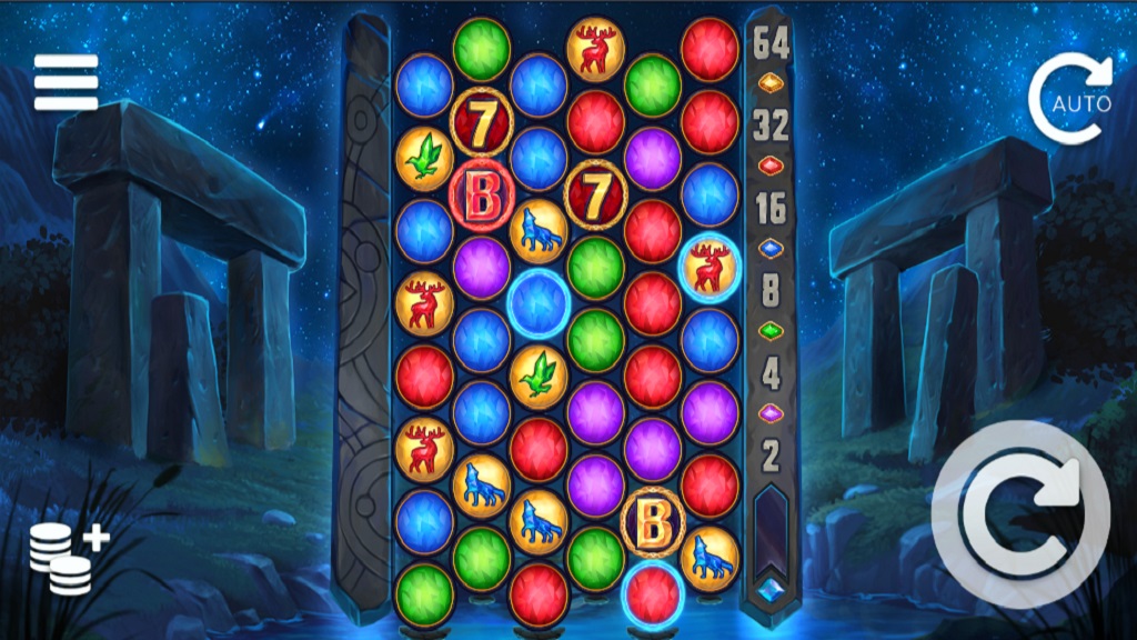 Screenshot of Stars of Orion slot from Elk Studios