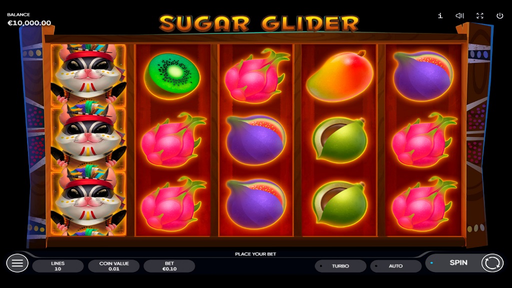 Screenshot of Sugar Glider slot from Endorphina