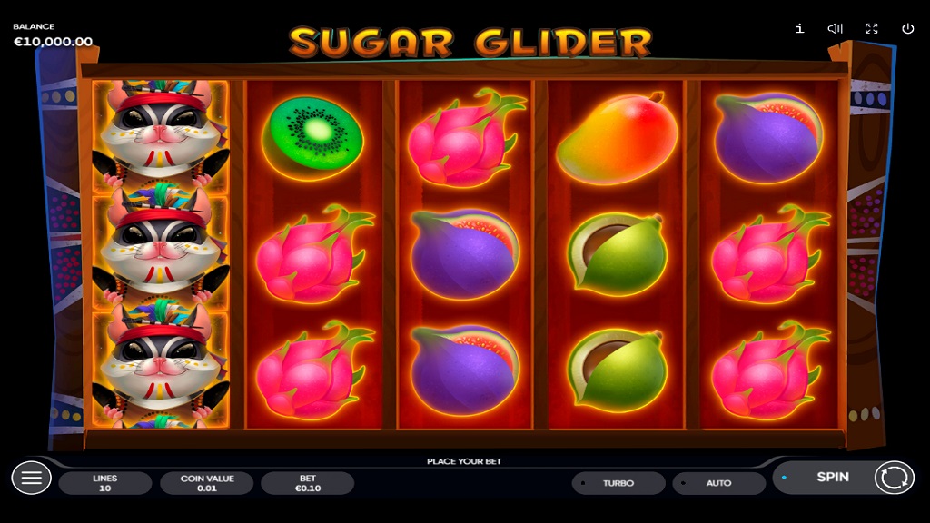 Screenshot of Sugar Glider slot from Endorphina