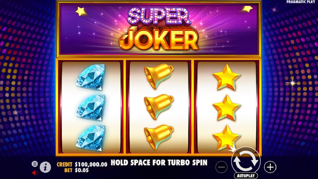 Screenshot of Super Joker slot from Pragmatic Play