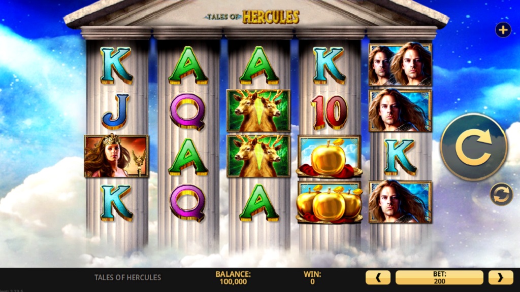 Screenshot of Tales of Hercules slot from High 5