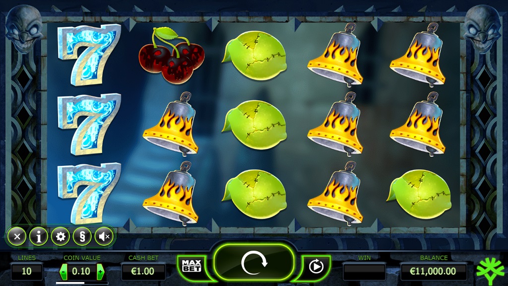 Screenshot of The Dark Joker Rizes slot from Yggdrasil Gaming