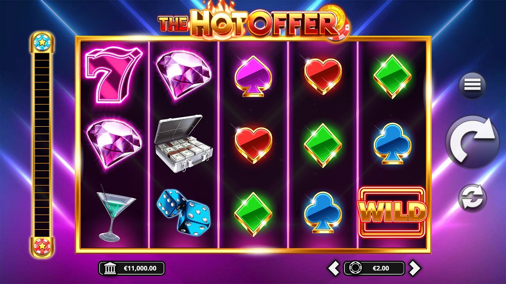 Screenshot of The Hot Offer slot from Yggdrasil Gaming