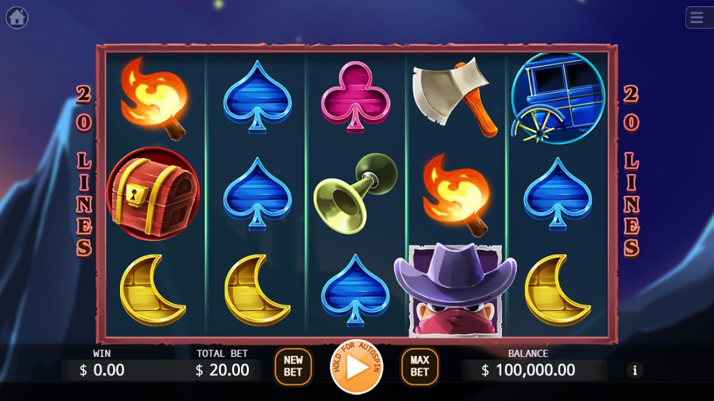 Screenshot of Three Bandits slot from Ka Gaming