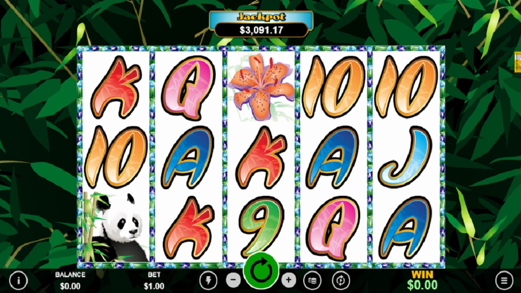 Screenshot of Tiger Treasures slot from Real Time Gaming