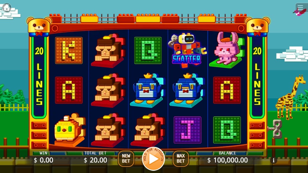 Screenshot of Toy World slot from Ka Gaming