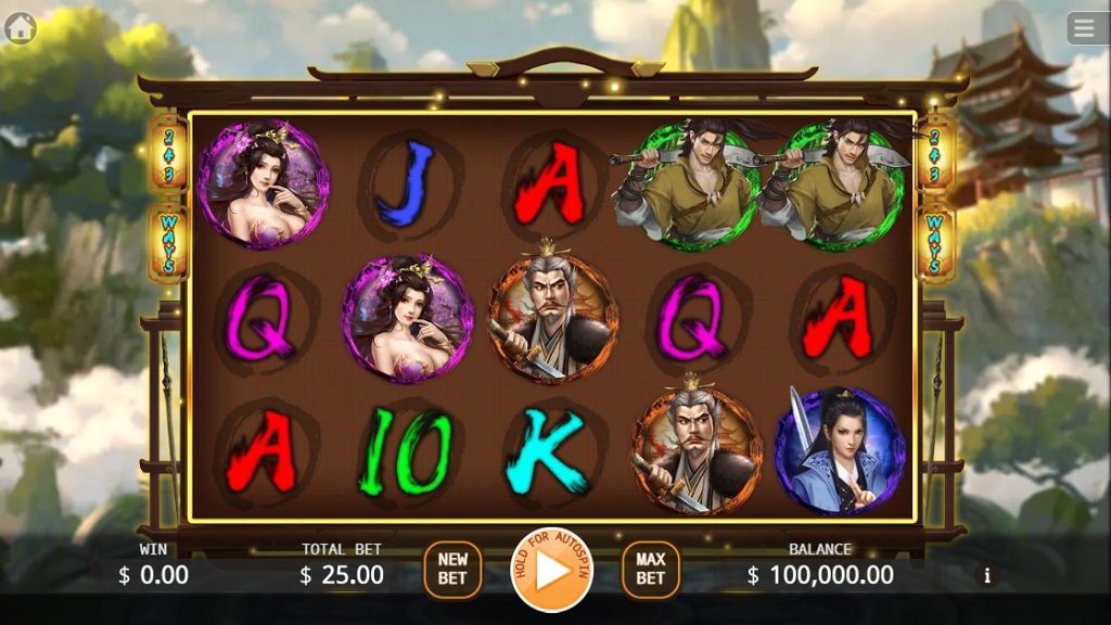 Screenshot of Treasure Raider slot from Ka Gaming