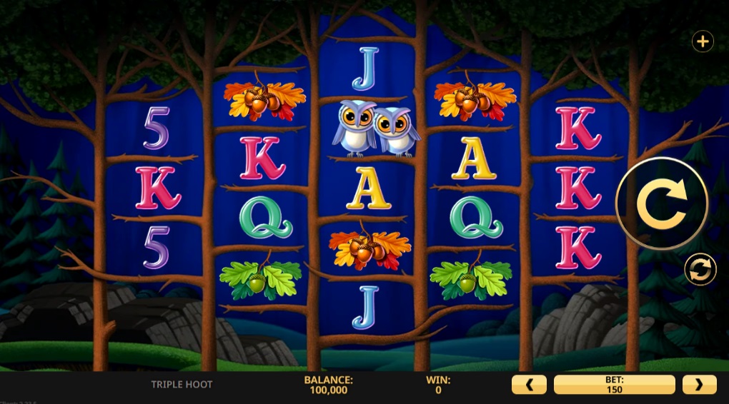 Screenshot of Triple Hoot slot from High 5