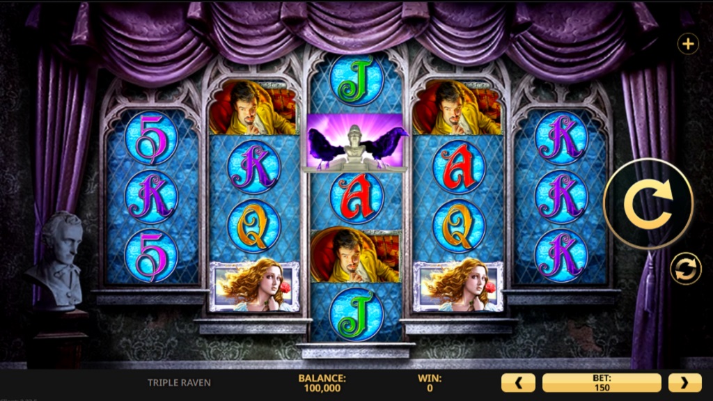 Screenshot of Triple Raven slot from High 5