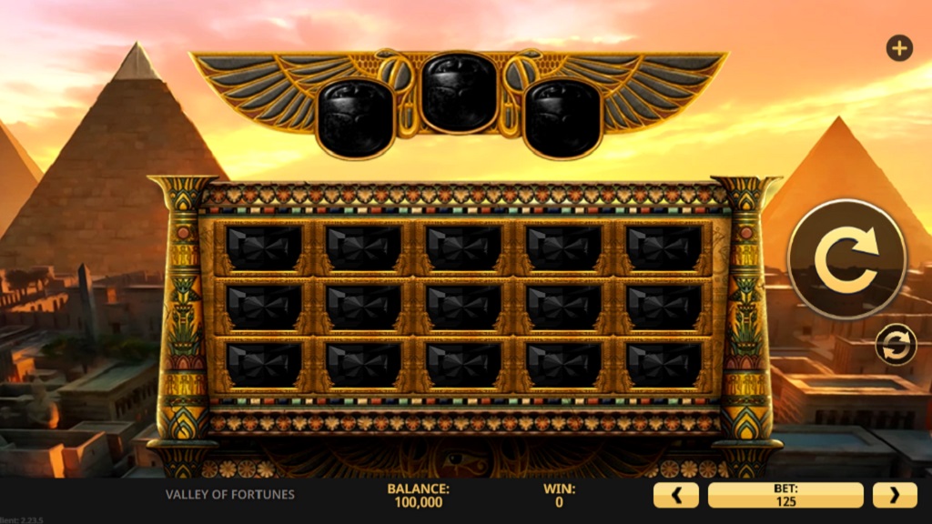 Screenshot of Valley of Fortunes slot from High 5