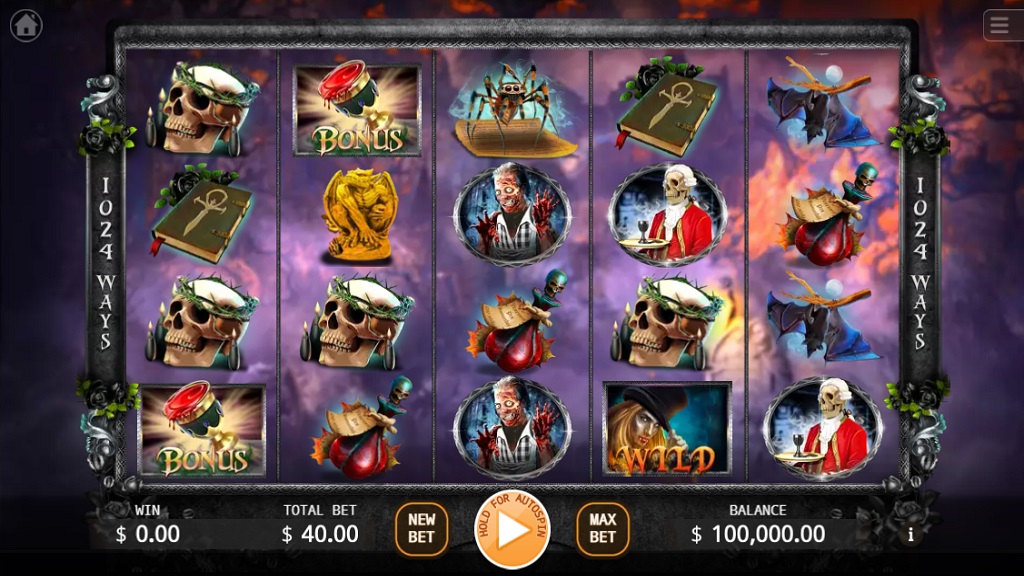 Screenshot of Vampire's Tale slot from Ka Gaming