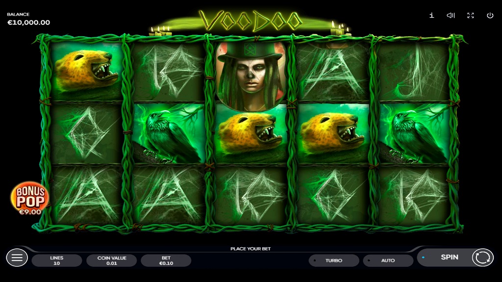 Screenshot of Voodoo slot from Endorphina