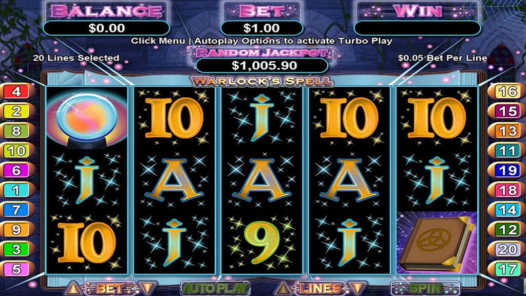 Screenshot of Warlocks Spell slot from Real Time Gaming