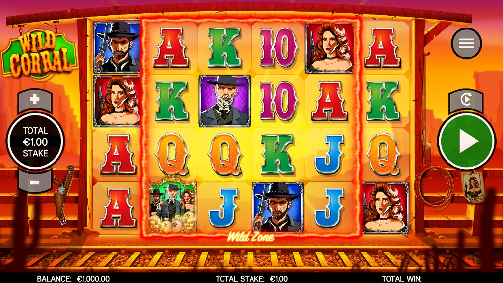 Screenshot of Wild Corral slot from Core Gaming