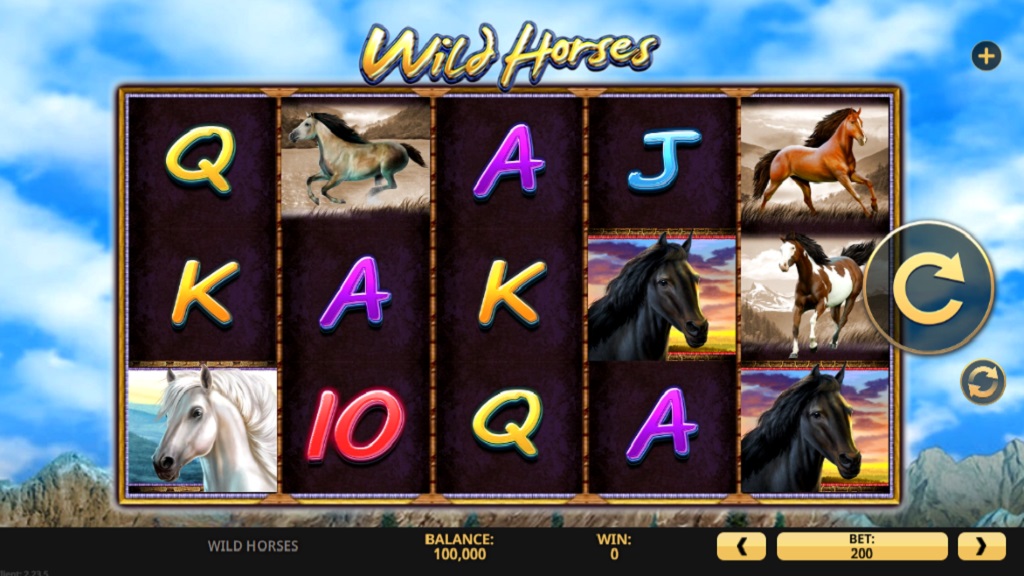 Screenshot of Wild Horses slot from High 5